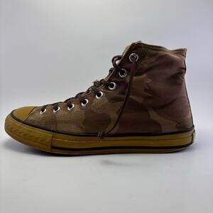A BATHING APE "1st Camo Ape Sta Hi" Brown Shoes Mens Size 9